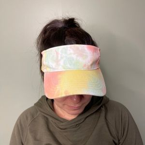 Tie dye visor